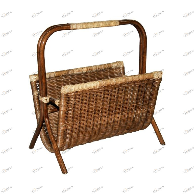 Газетница WICKER, 25/05 Б ЭКО ДИЗАЙН CLASSIC RATTAN 129613 Коричневый 