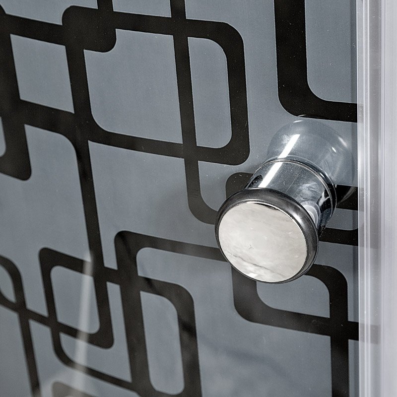 V170 Душевая кабина DETO Серия V BМ1590 LED BLACK - Вид №14