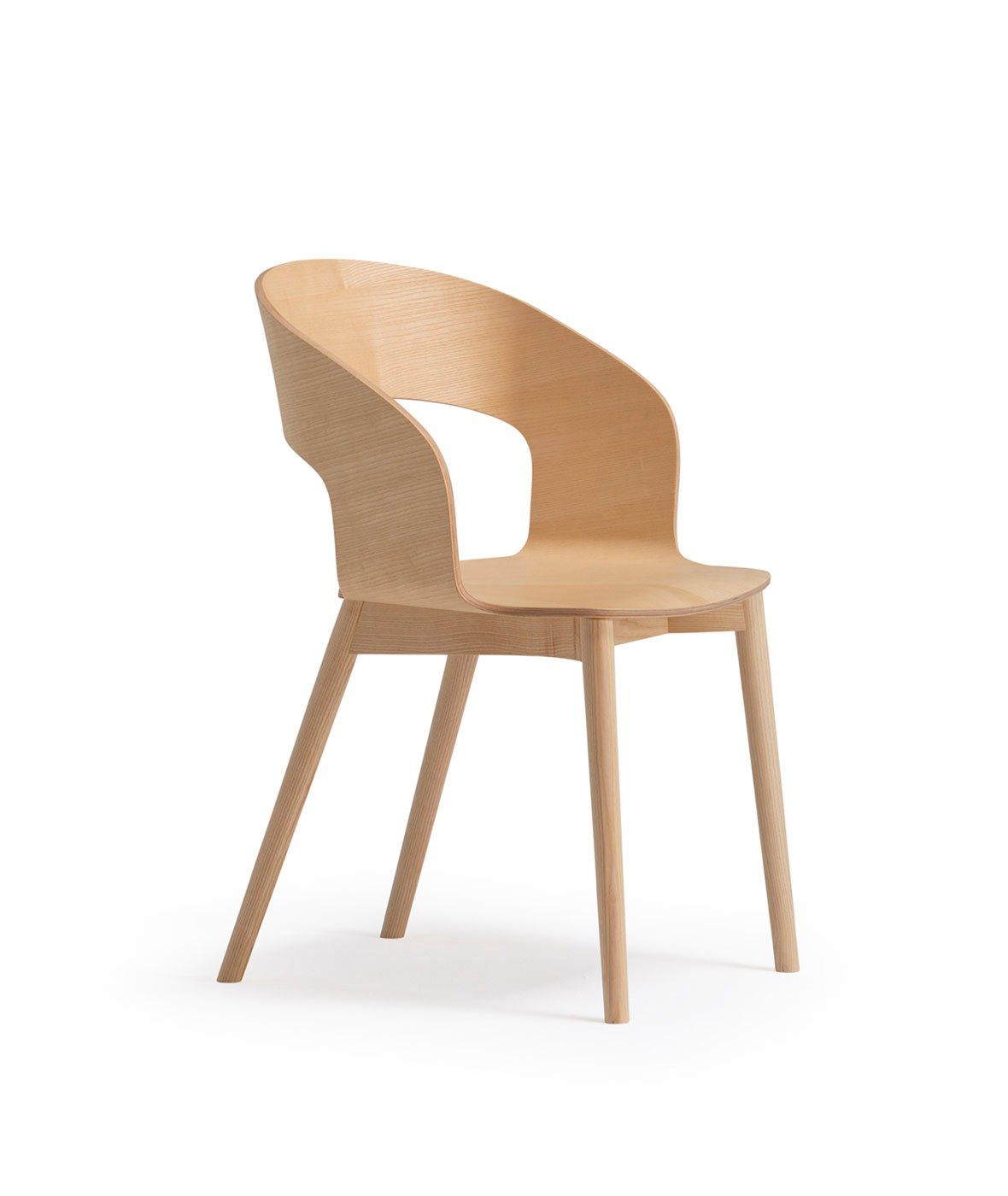 Стул из ясеня с подлокотниками Vergés Goose ARCH-00122147 - Вид №1