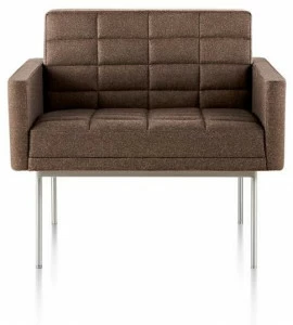 Herman Miller Кресло из ткани с подлокотниками Tuxedo