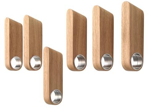 Schönbuch Настенная вешалка из нержавеющей стали и дерева Schonbuch sun-id-1381804 - Вид №3