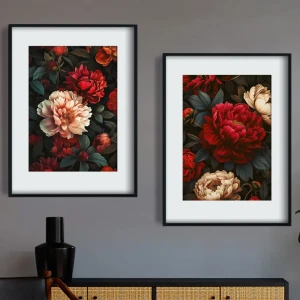 Постер Пионы 39x49 см 2 шт. 89362891 STLM-2111520