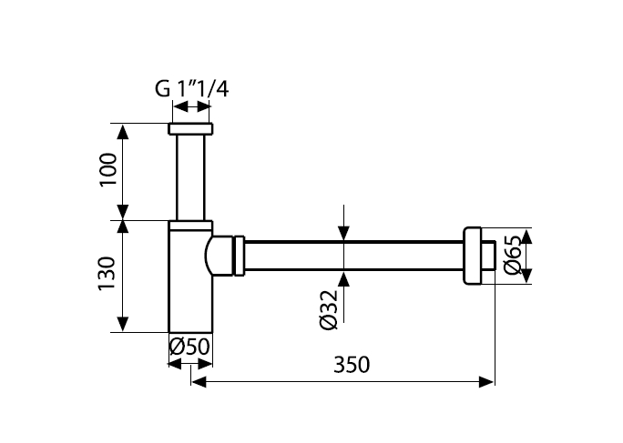 AC0020560 Сифон для раковины Webert #VALUE!  - Вид №1