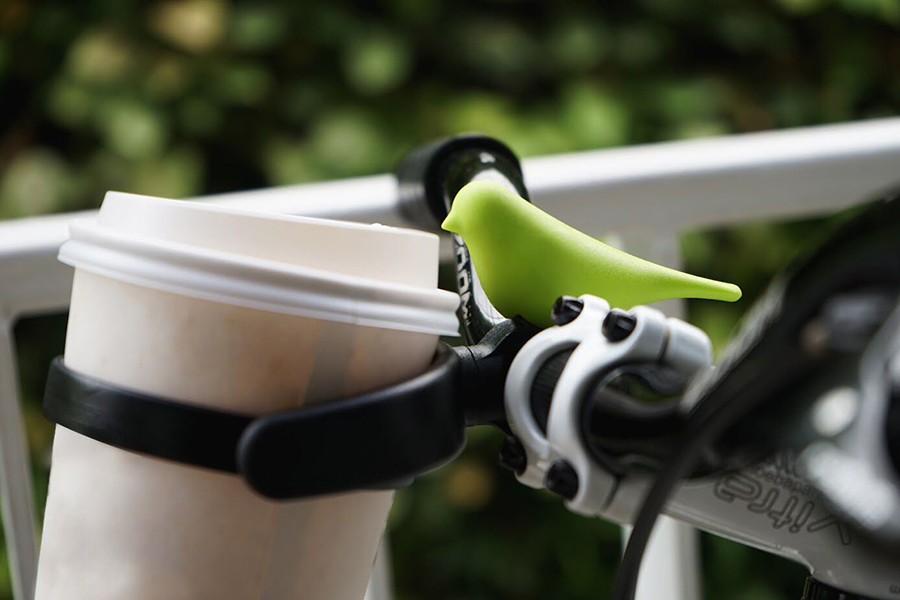 QLX20010-GN Держатель для стаканов bird, зеленый Qualy  - Вид №3