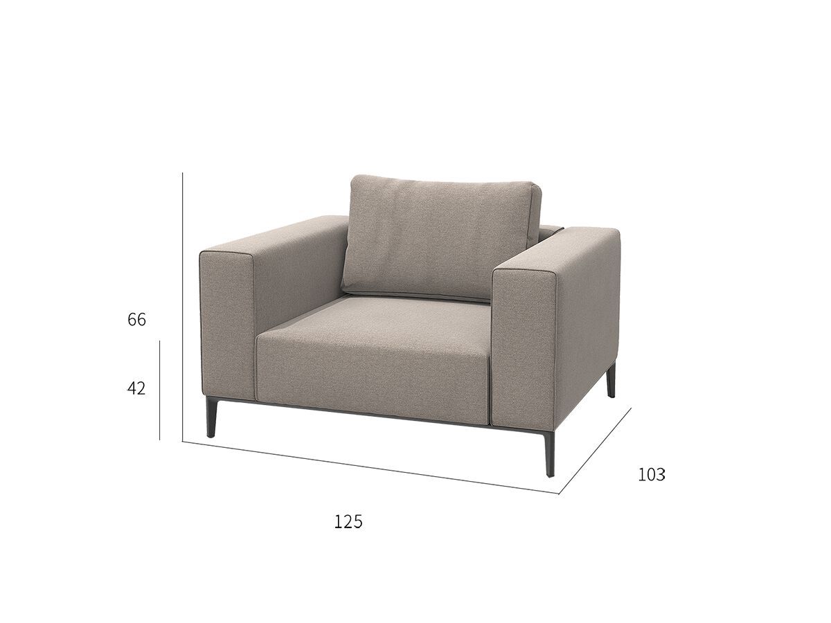 Тканевое садовое кресло VINEKO Мани ARCH-00137794 - Вид №7