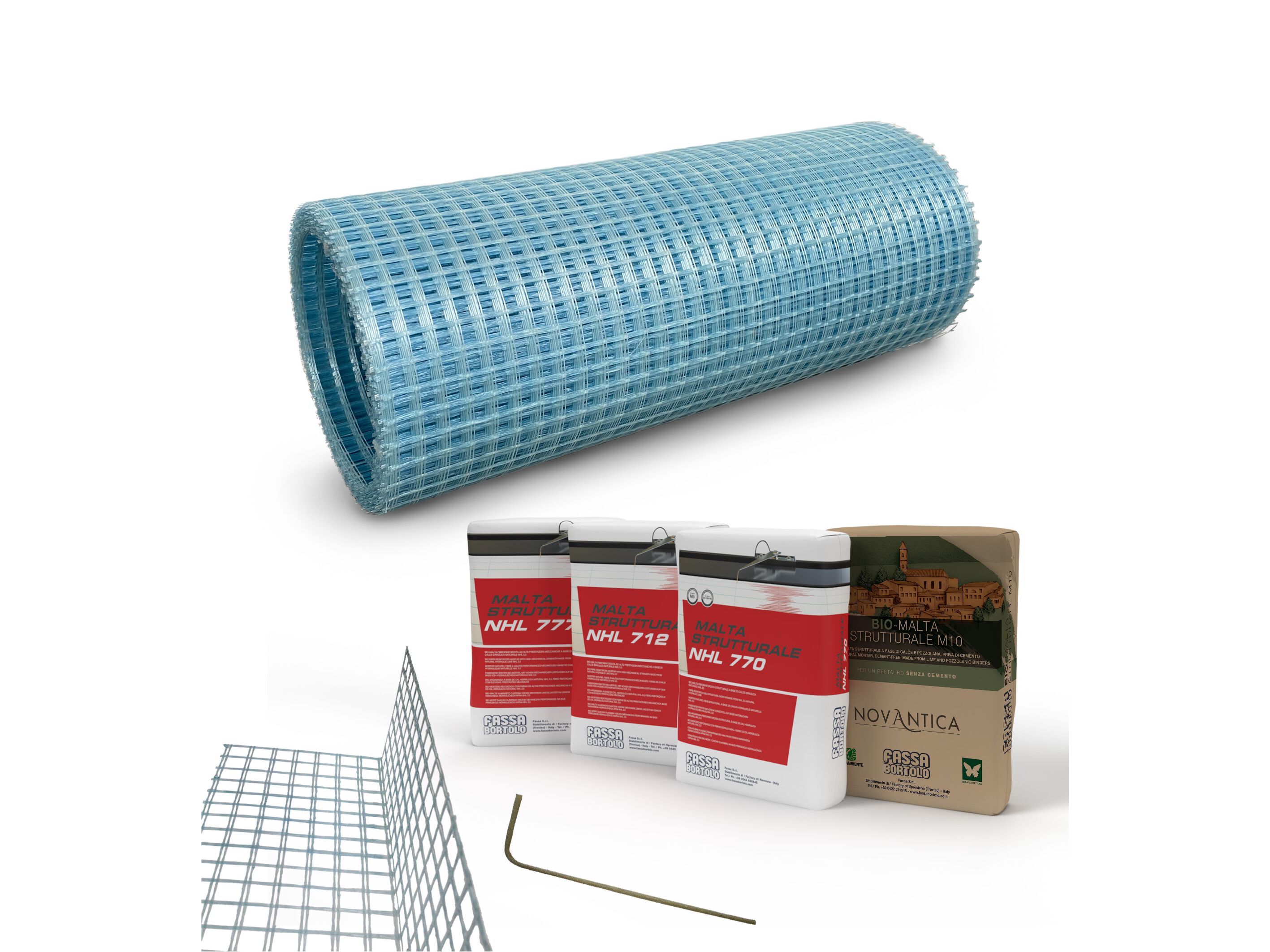 Усиленная сеть FASSA растворы и аксессуары для консолидации ARCH-00030831 - Вид №1