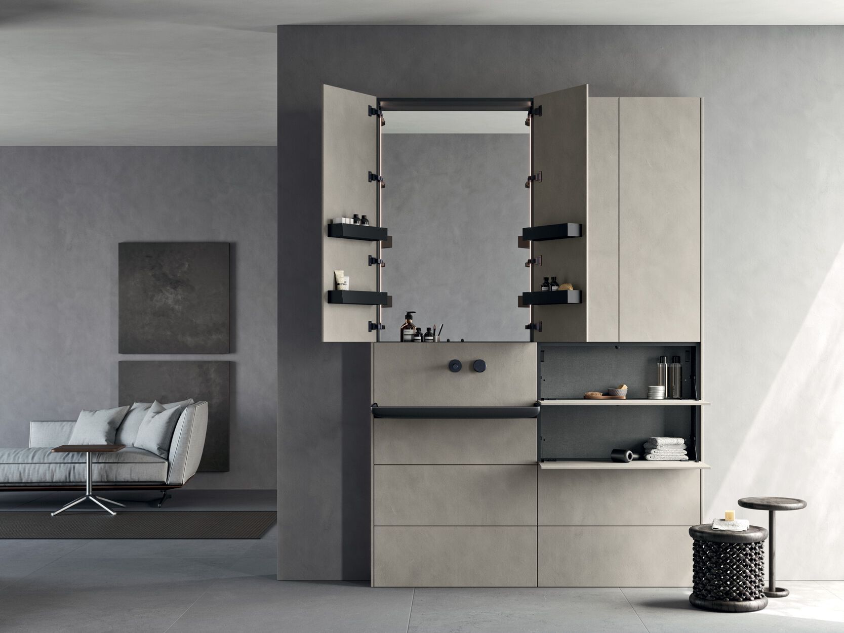 Умывальник с зеркалом Rexa Vision ARCH-00141413