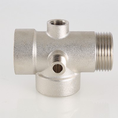 VTr.600.N.06080 Пятиходовой соединитель для насоса Valtec 1" х 80 мм  - Вид №11