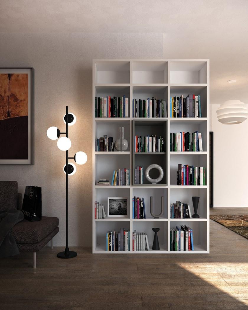 De Rosso Открытый книжный шкаф на заказ из HPL Alfabeto sun-id-1392495 - Вид №1