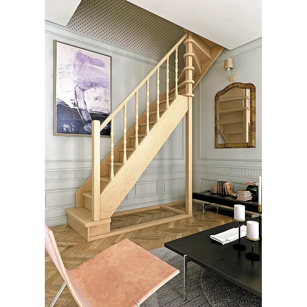 Лестница поворотная 90° ЛЕС-215 универсальная ЛЕСЕНКА STLM-2025231 - Вид №1