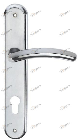 Pasini Ручка из латуни на пластине с накладкой Giza 3250 