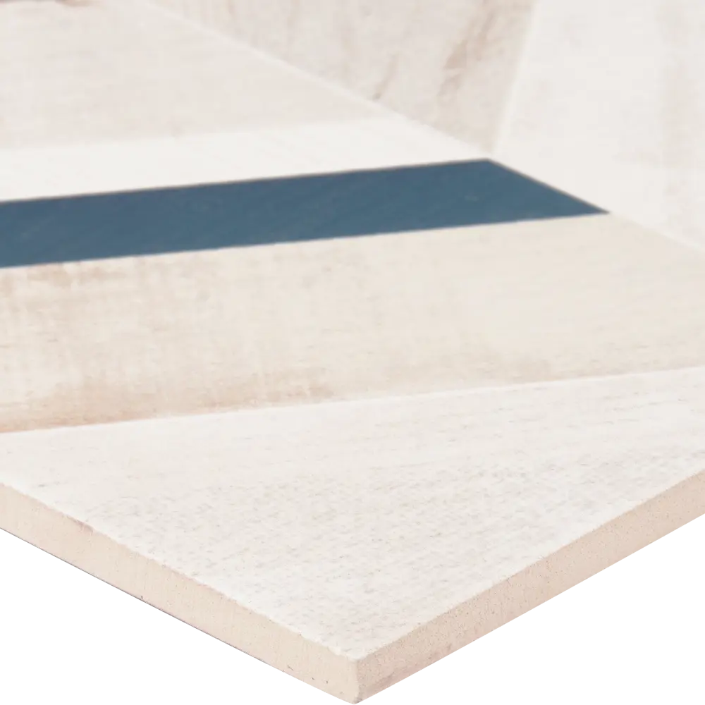 Декор настенный LB Ceramics Блю шеврон 25x45 см матовый цвет бежевый STLM-2210133 - Вид №2