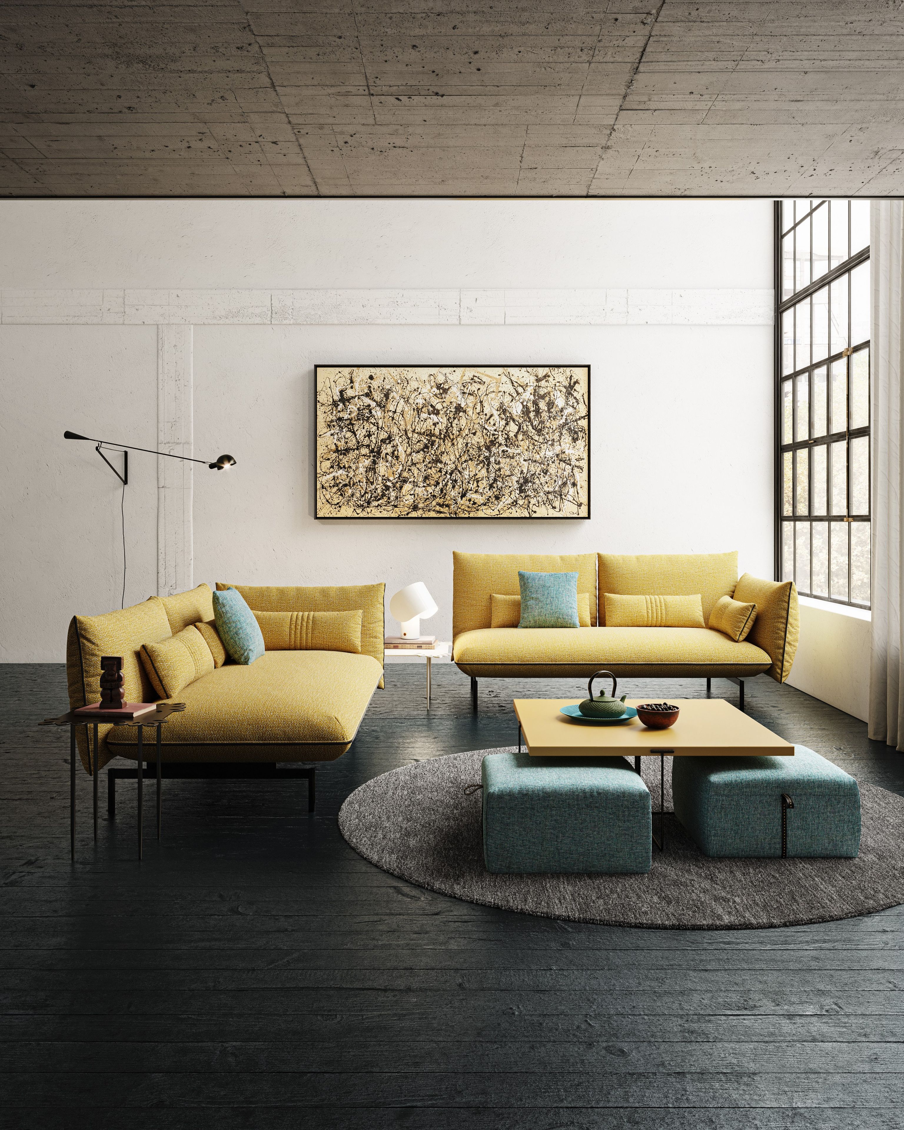 Тканевый диван с полуостровом Liu Jo Living Collection ICE BREAKER ARCH-00105056 - Вид №7