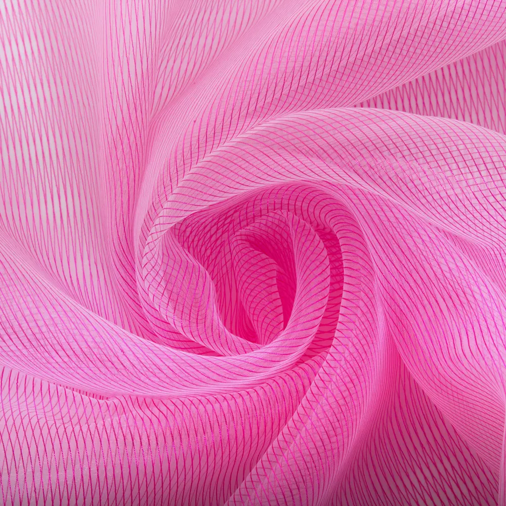 Тюль на ленте «March» 140х260 см цвет розовый Santreyd STLM-2078020 - Вид №1