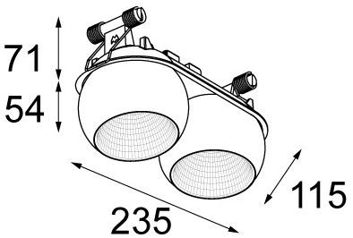 Modular Lighting Instruments Полувстраиваемый светодиодный точечный светильник Marbul sun-id-1354518 - Вид №8