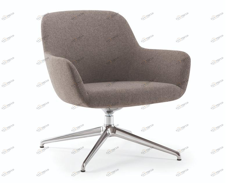 Quadrifoglio Кресло из ткани с 4 спицами и подлокотниками City sun-id-1409174