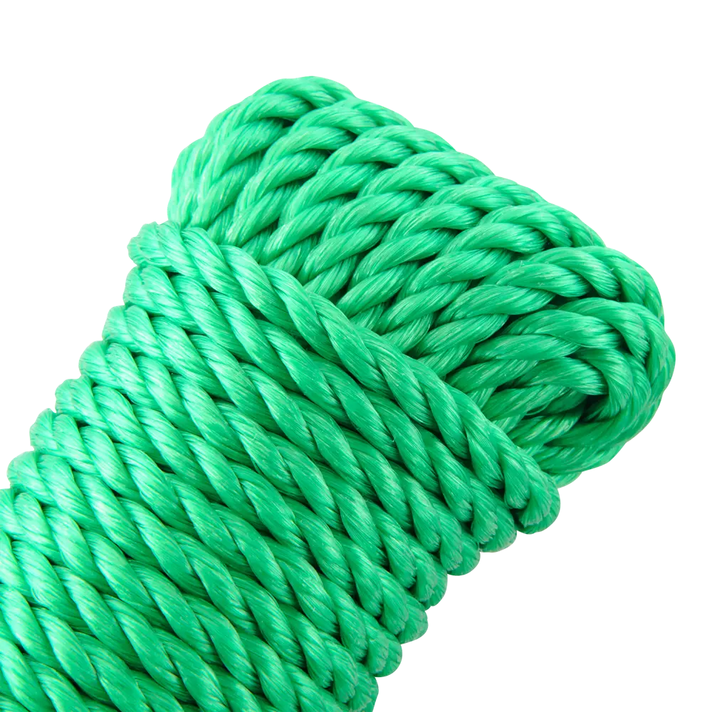 Канат крученый  10 мм 15 м полипропиленовый, цвет зеленый STANDERS STLM-2112123 - Вид №4