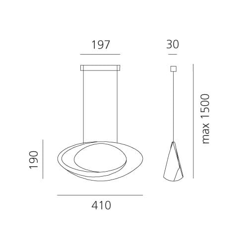 Литой алюминиевый светодиодный подвесной светильник Artemide Cabildo ARCH-00137405 - Вид №3