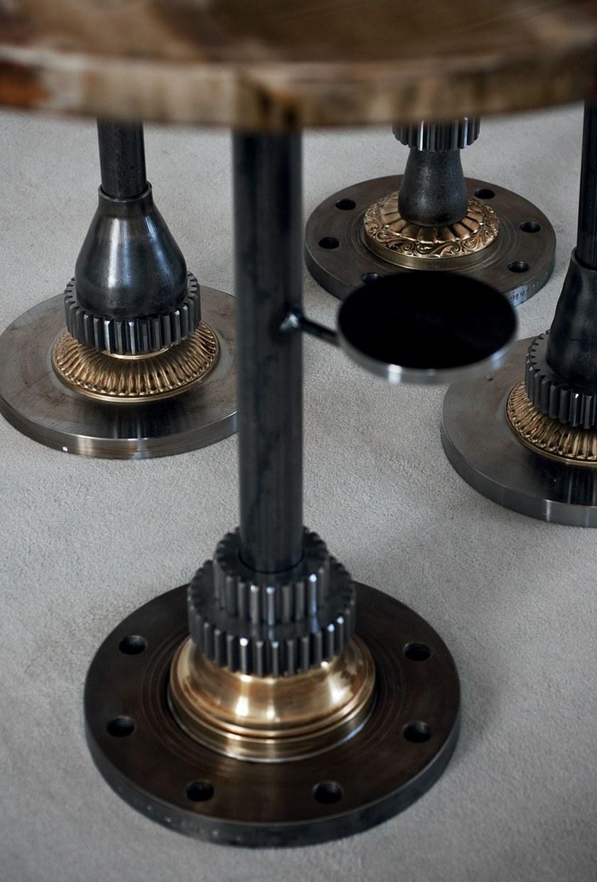 BAXTER Круглый журнальный столик с регулируемой высотой sun-id-1362565 - Вид №2