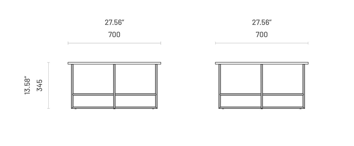 Стальной журнальный столик Domkapa INSIDE ARCH-00027817 - Вид №5