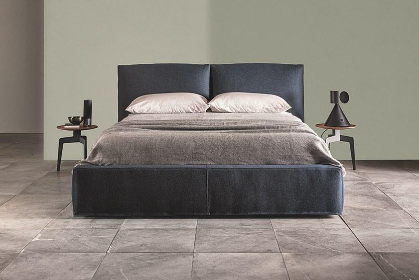 Vibieffe Кровать из ткани с высоким изголовьем sun-id-1467427 - Вид №2