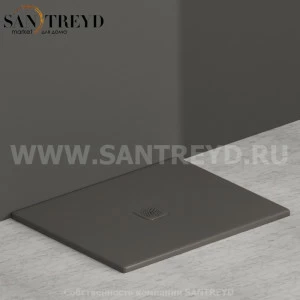 DT100AT Душевой поддон 100x80 керамический Globo