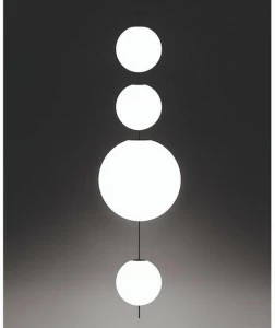 DE PADOVA Светодиодная подвесная лампа из опалового стекла Elementi