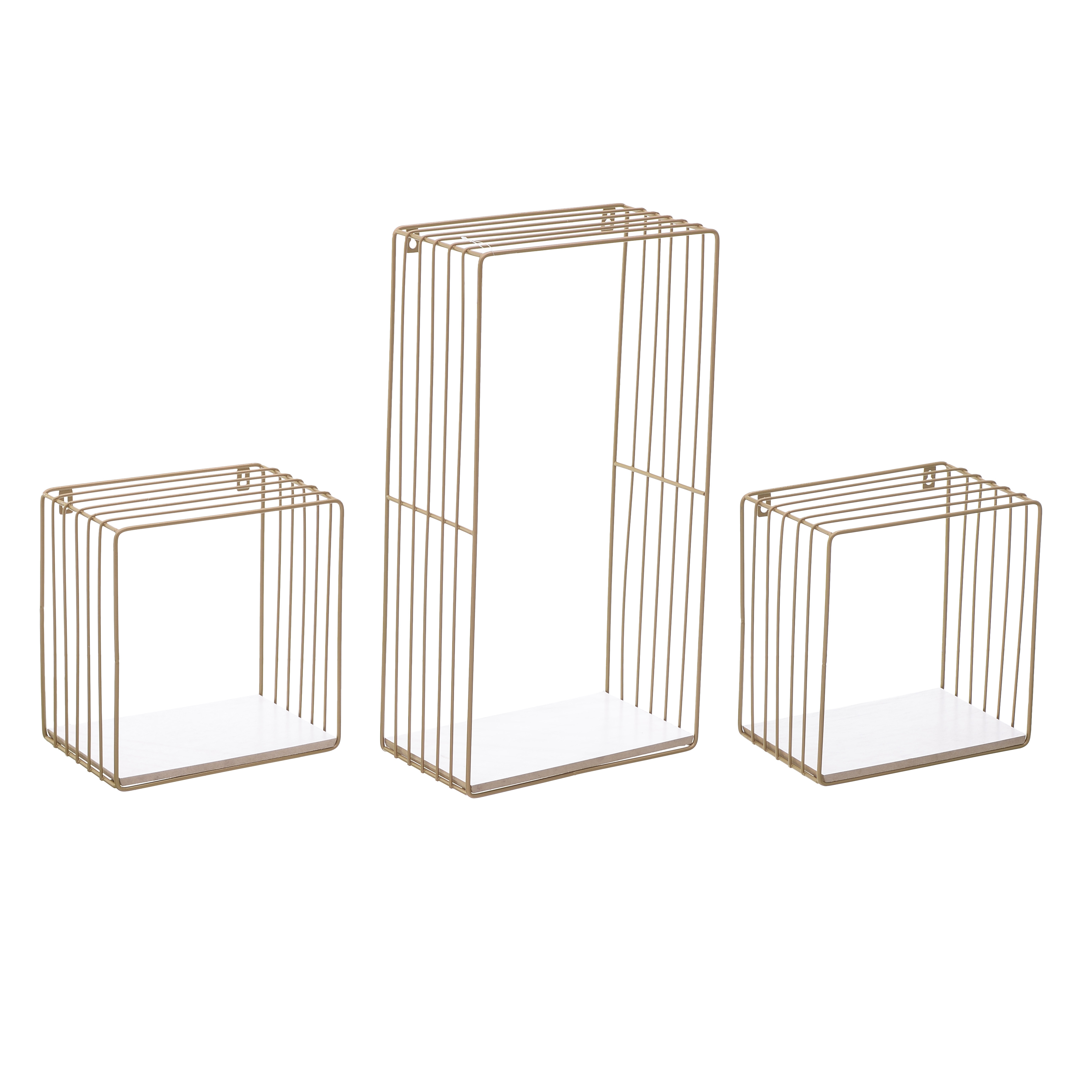 3870013.0001 СТЕЛЛАЖ НАСТЕННЫЙ, НАБОР ИЗ 3 ШТ TO4ROOMS  - Вид №1