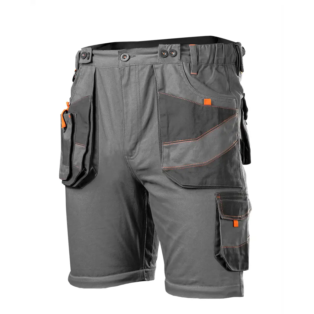 Полукомбинезон рабочий Neo Tools хлопок 100% серый размер S рост 175-178 NEO Tools Slim STLM-2176480 - Вид №1