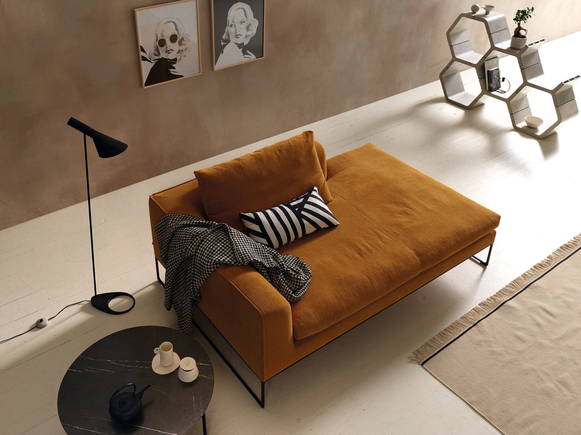 Секционный диван для контрактной ткани COR Mell Lounge ARCH-00042655 - Вид №2