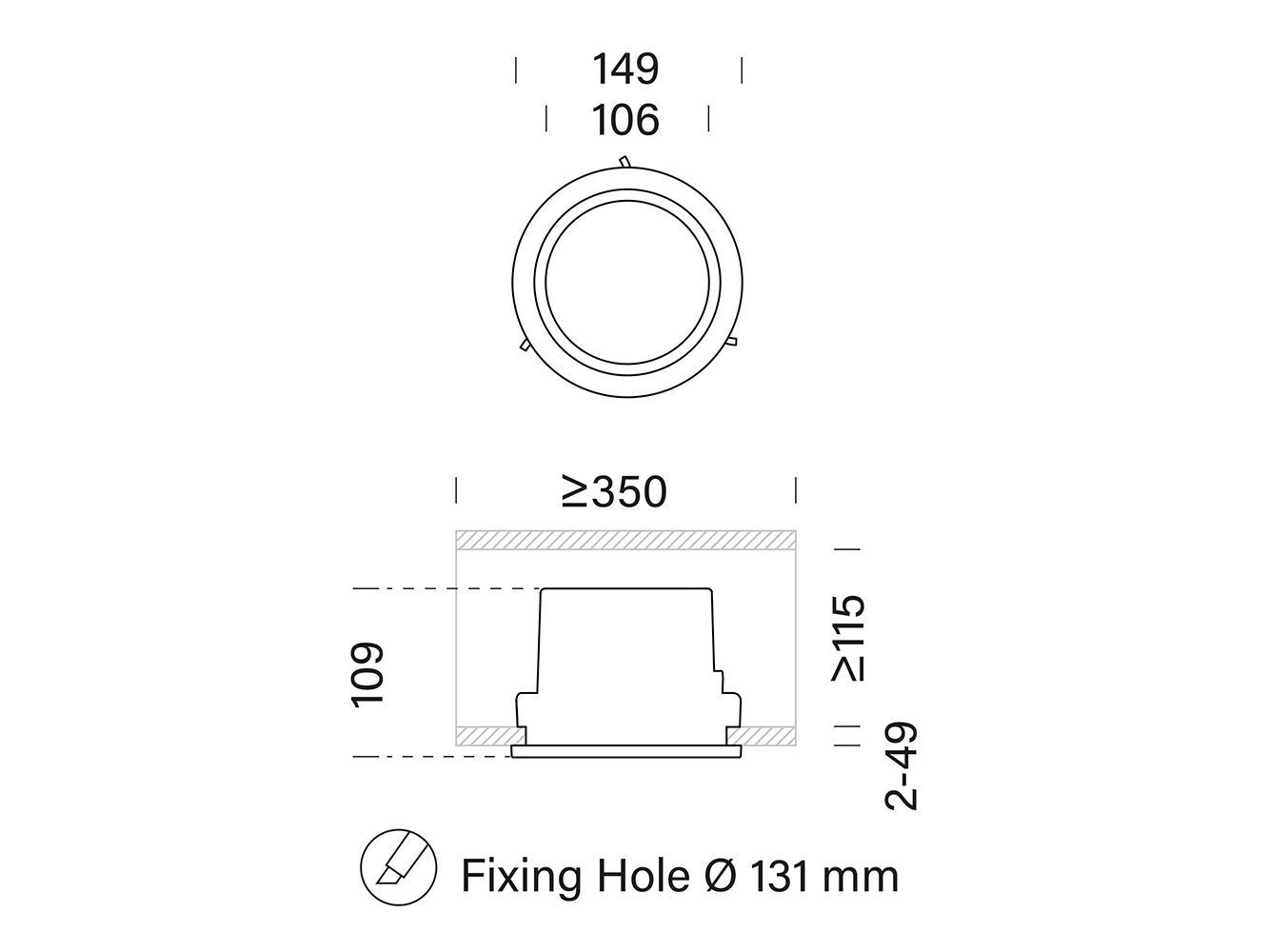 Утопленный алюминиевый светодиодный наружный прожектор Platek Aster ARCH-00033649 - Вид №5