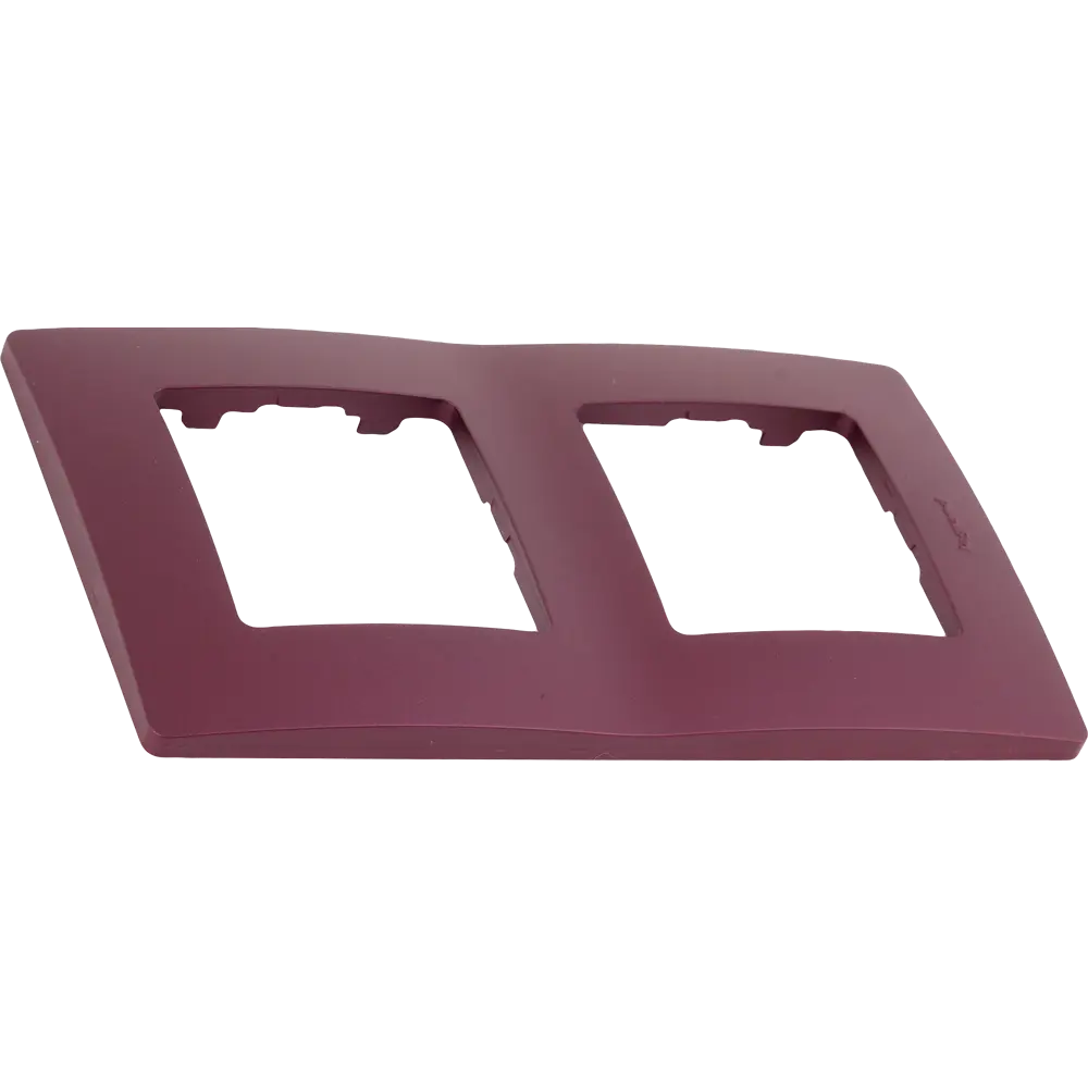 Рамка для розеток и выключателей Legrand Etika 2 поста, цвет слива STLM-2174803 - Вид №1