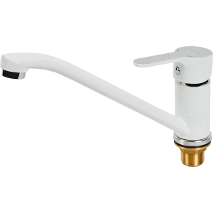 Смеситель для кухни Voda Snow 13.5 см латунь цвет белый