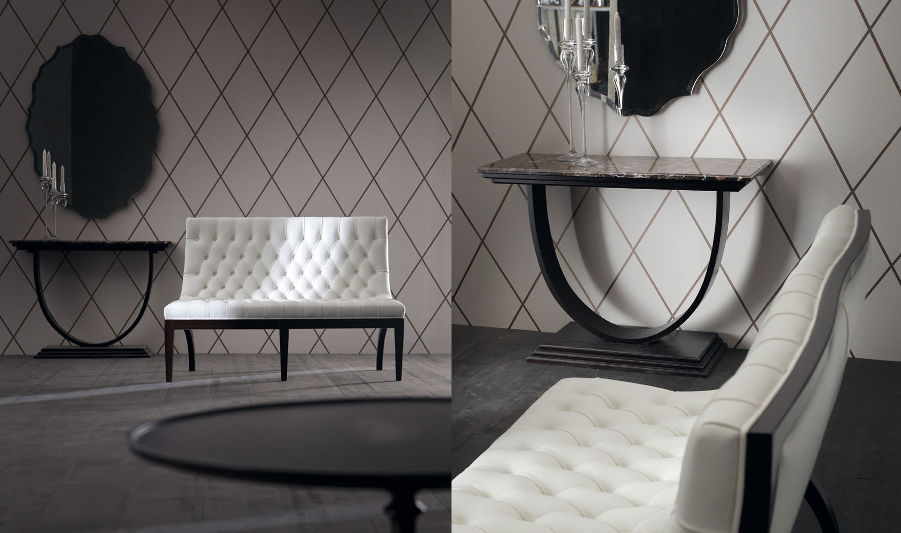 Кожаный диван capitonné OPERA CONTEMPORARY Antony ARCH-00055401 - Вид №1