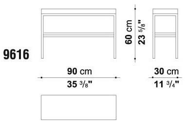 Maxalto Журнальный столик из цельной древесины / прикроватный столик Ebe sun-id-1366346 - Вид №1