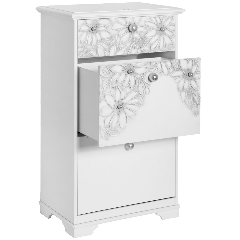 11621 Комод Терра-3 (с 3-мя ящиками) Айс Античное серебро BOGACHO 4627196590489 - Вид №4