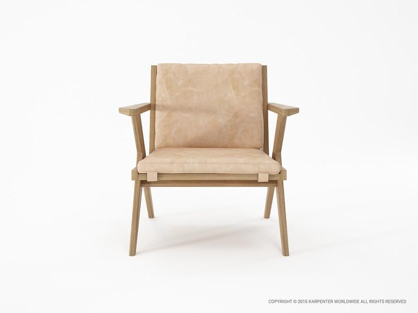 KARPENTER Кожаное кресло с подлокотниками Tribute sun-id-1401712 - Вид №3