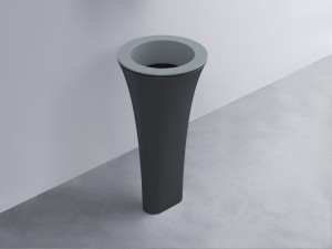 AMLA45-BR+AMPILT-LV+AMCOLT-BA Раковина Amedeo Tondo отдельностоящая cielo Enjoy + Amedeo