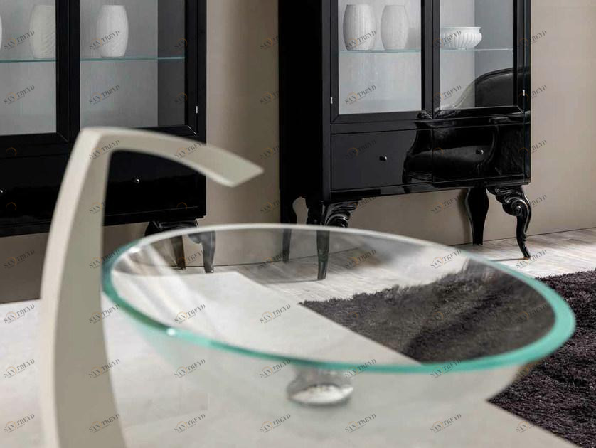 Lav-04 Накладная раковина на столешницу  овальная CorteZari Zoe gold