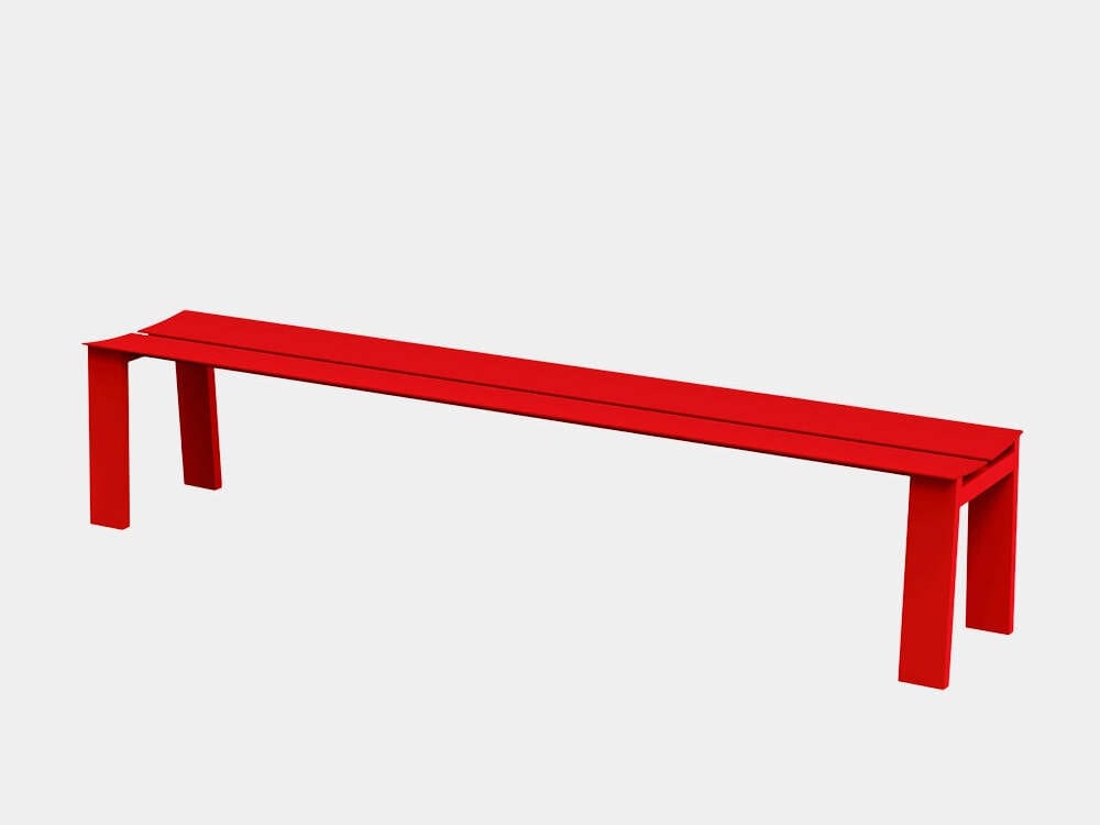 Алюминиевая скамья с порошковым покрытием RS Barcelona Seu ARCH-00067573 - Вид №162