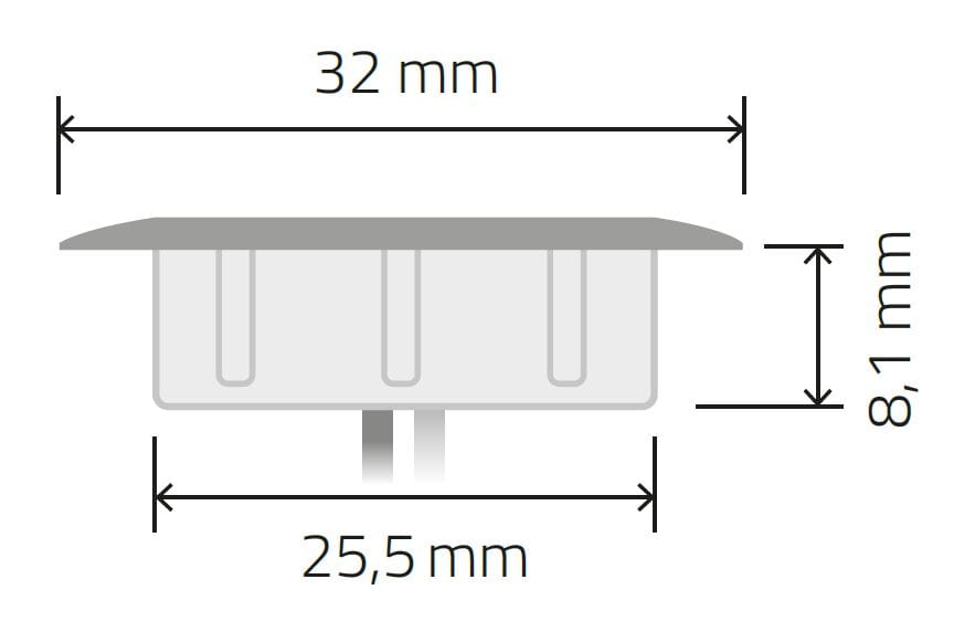 Утопленный светодиодный прожектор TEKNI-LED MINI ARCH-00040921 - Вид №2