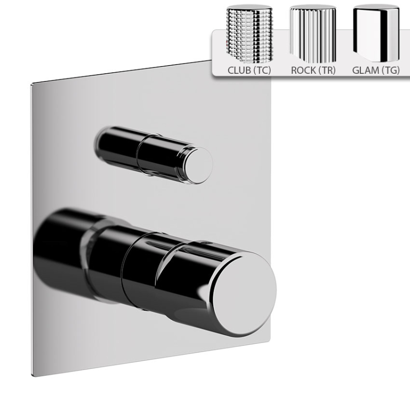 TG612Q Смеситель для ванны DANIEL RUBINETTERIE Trilogy - Вид №1