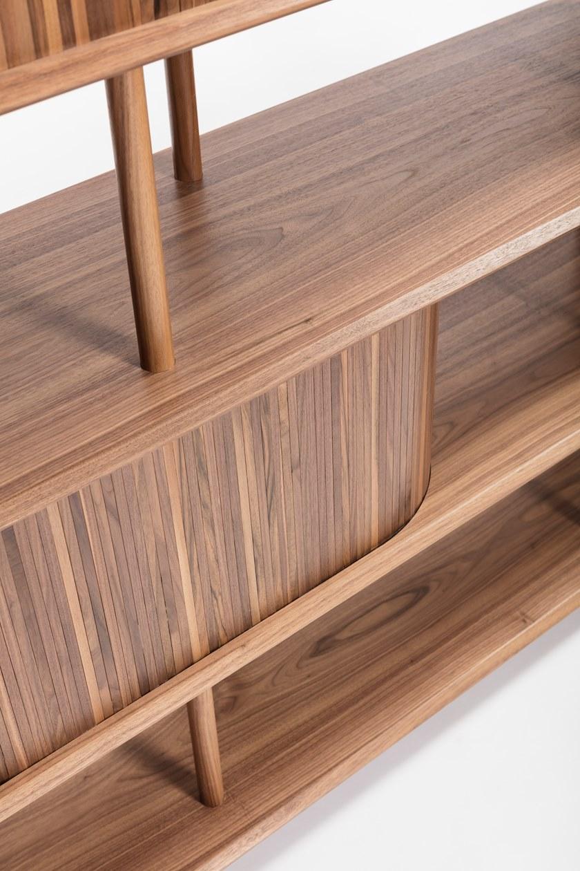 Medulum Книжный шкаф из орехового дерева Pontile Pon.03  - Вид №1