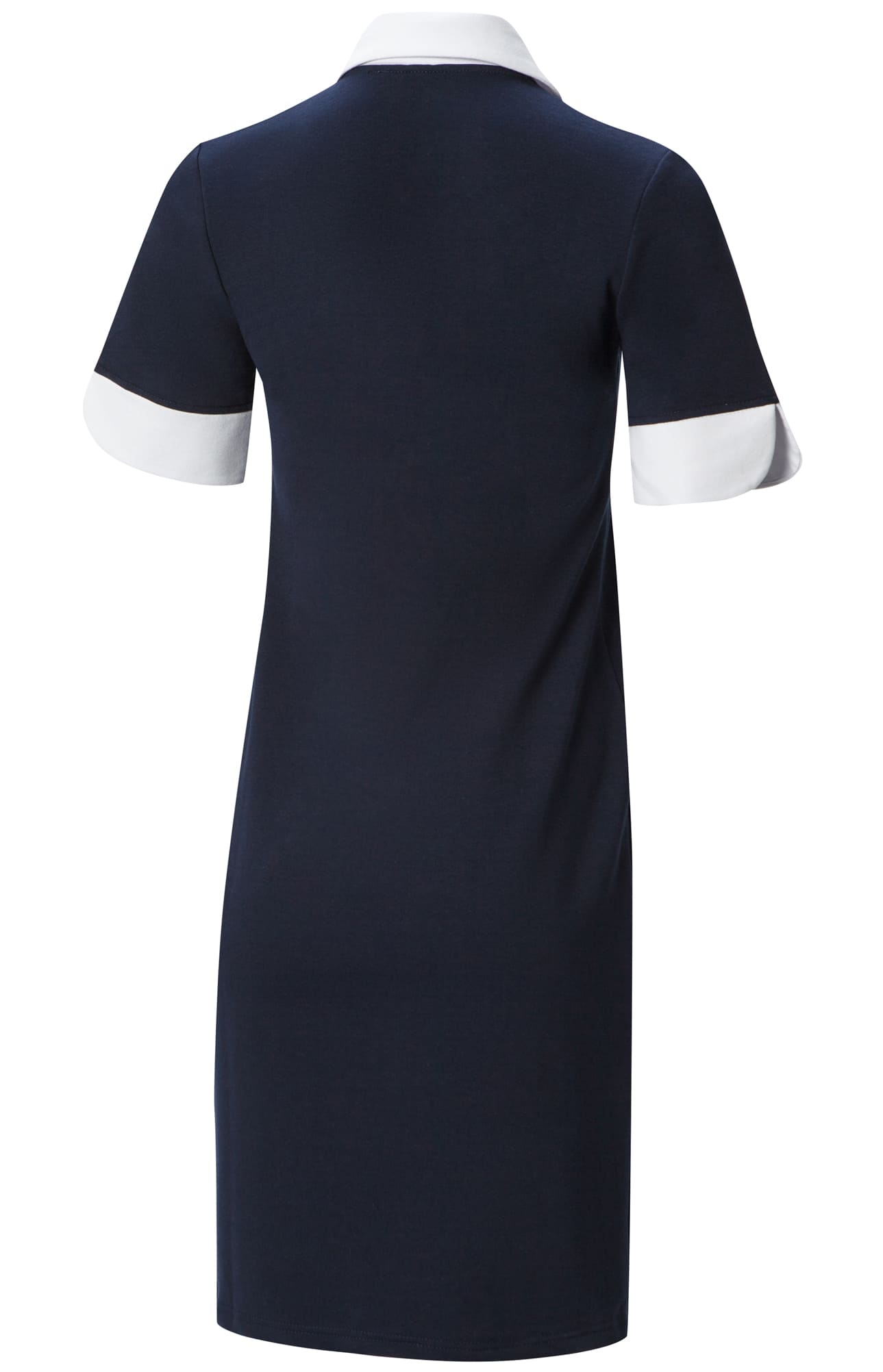 4958037 Платье-поло трикотажное цвет NAVY (темно-синий) GRACE  Одежда для обслуживающего персонала  размер 56 (4XL)  - Вид №1