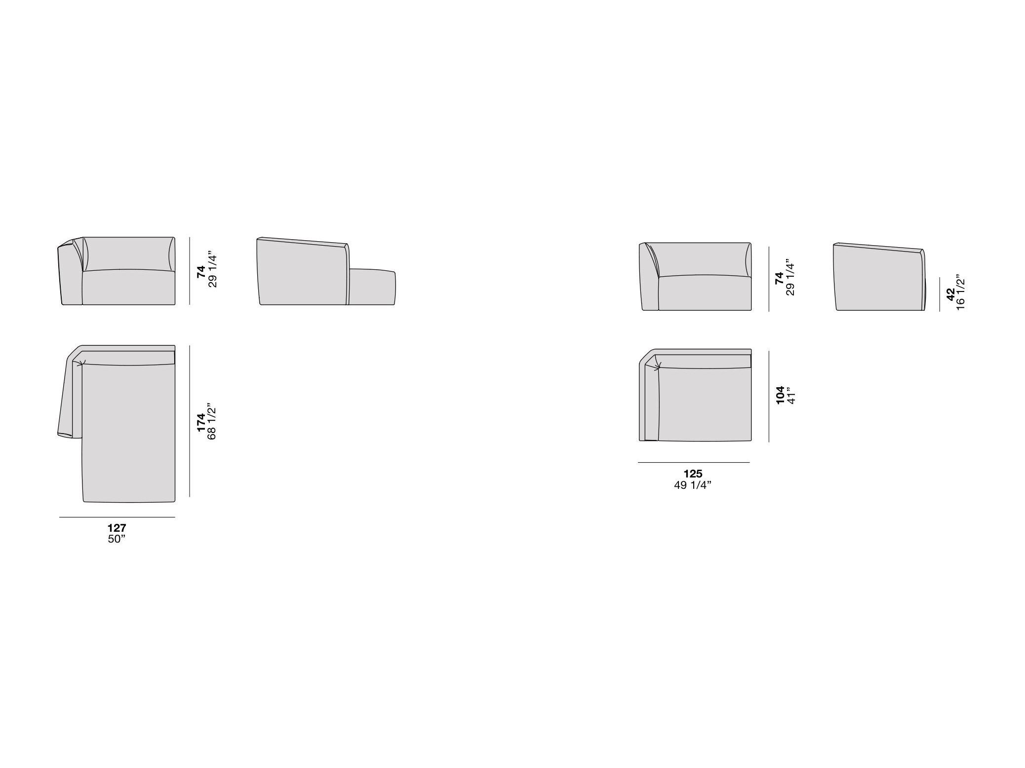Секционный диван Alf DaFrè LADIGUE ARCH-00035947 - Вид №20