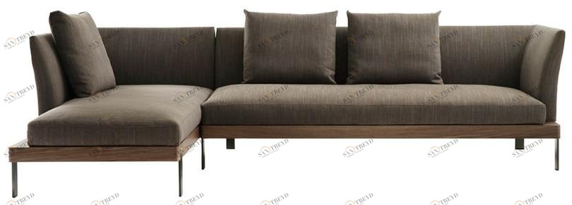 HC28 Cosmo Модульный тканевый диван с шезлонгом Four seasons L171 zh