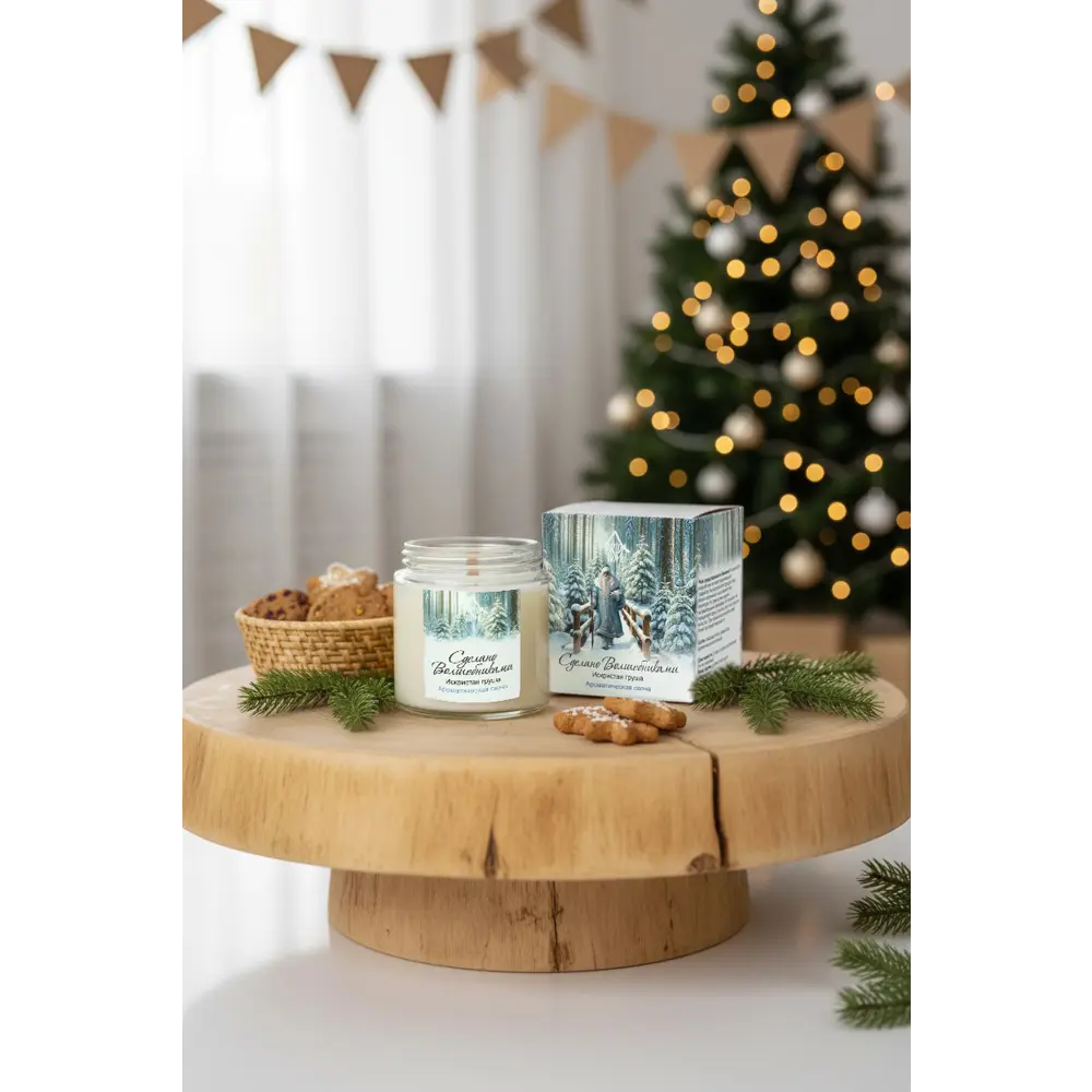 Ароматическая свеча Arida Home Искристая груша 6.8 см цвет разноцветный STLM-2202565 - Вид №5