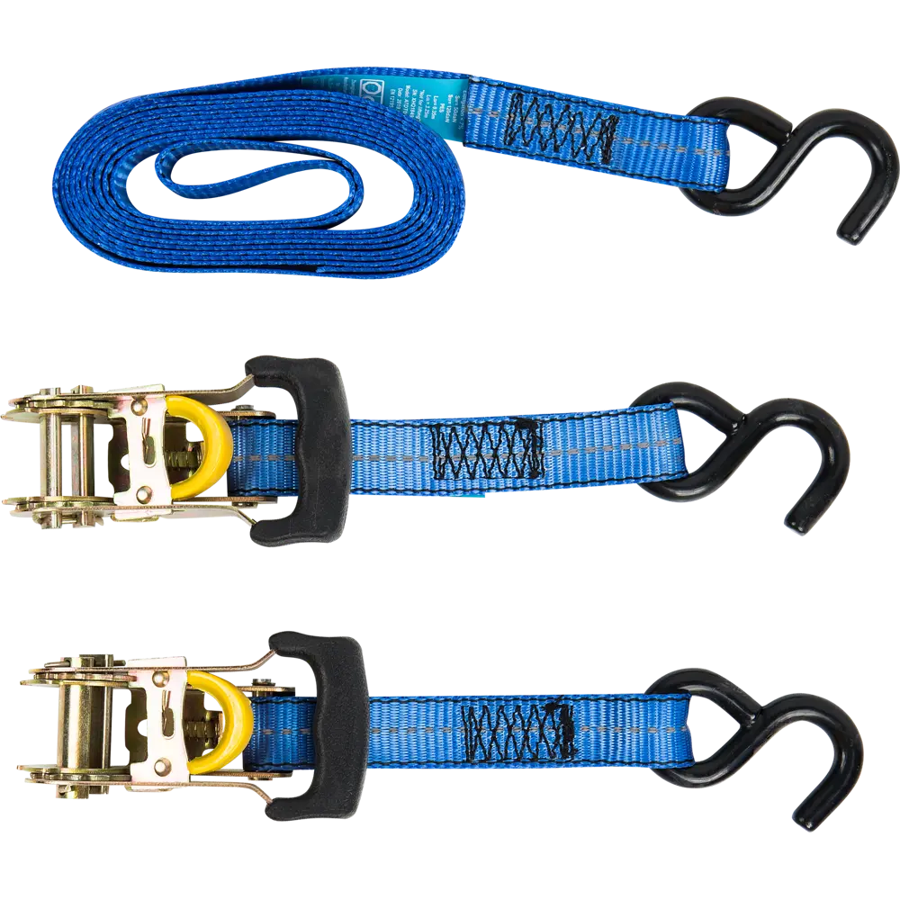 Набор ремней с храповиками 2.5х360 см, 4 шт Santreyd STLM-2202547 - Вид №2