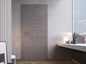 Распашная дверь из шпона