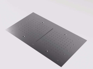 Хромотерапия из нержавеющей стали встраиваемый водопад душевая головка